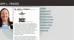 Desktop Screenshot of amyfraher.com